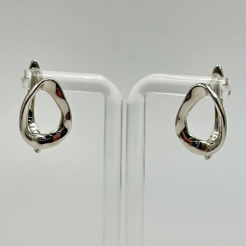 Швензы цвет серебро размер 13*17мм