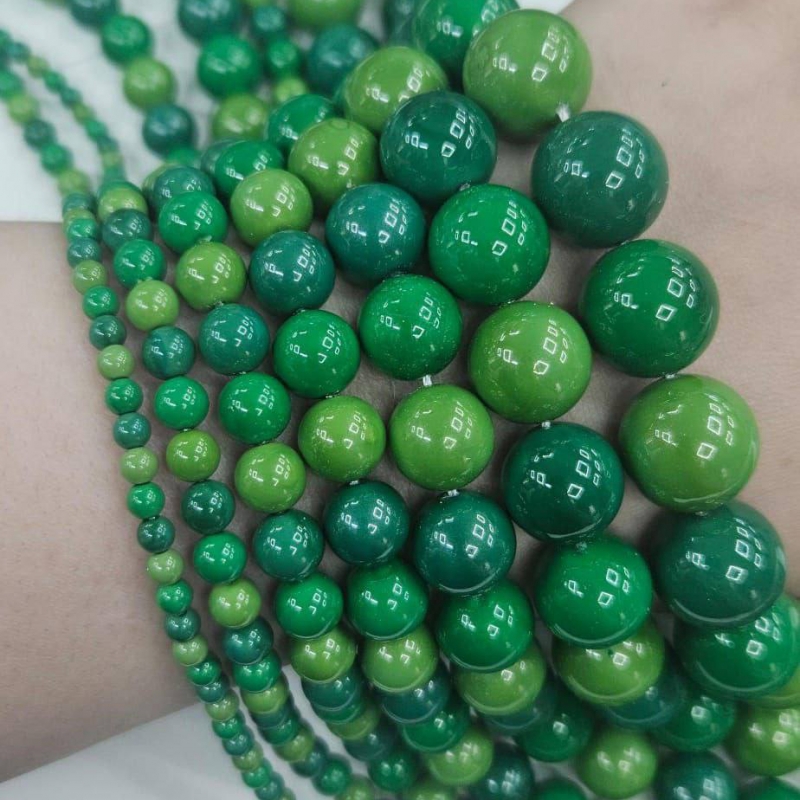 Бусины Майорка размеры 4-16мм 