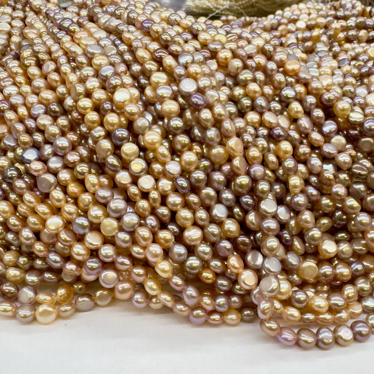 Жемчуг АА культивированный размер 5-6мм